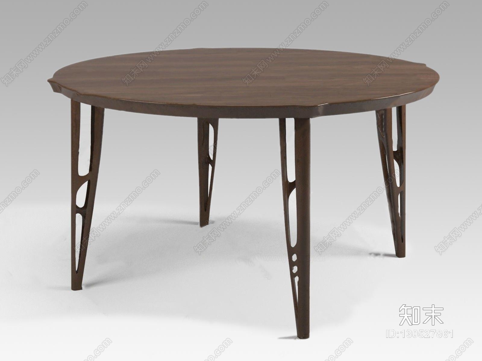 意大利 riva 1920贴图贴图下载_意大利 riva 1920 圆桌 现代餐桌 圆几