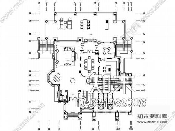 施工图深圳豪华高尔夫大宅C型别墅装修图含实景施工图下载【ID:531989326】