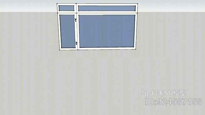 起居室窗户SU模型下载【ID:924587158】
