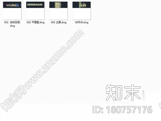 [大连]精装修三室两厅样板间室内装修图cad施工图下载【ID:180757176】