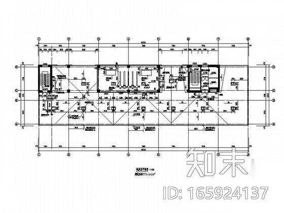 [内蒙古]高层框架剪力墙结构铁路行车公寓建筑施工图cad施工图下载【ID:165924137】