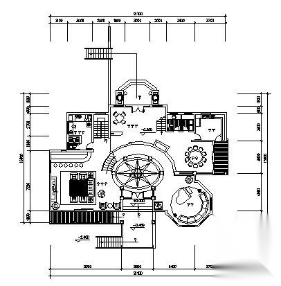 某三层别墅（E2型）建筑方案图cad施工图下载【ID:149919110】