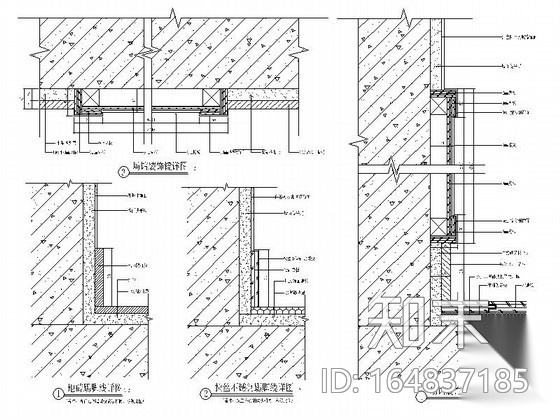 [深圳]体育运动学校综合训练馆室内装修图cad施工图下载【ID:164837185】