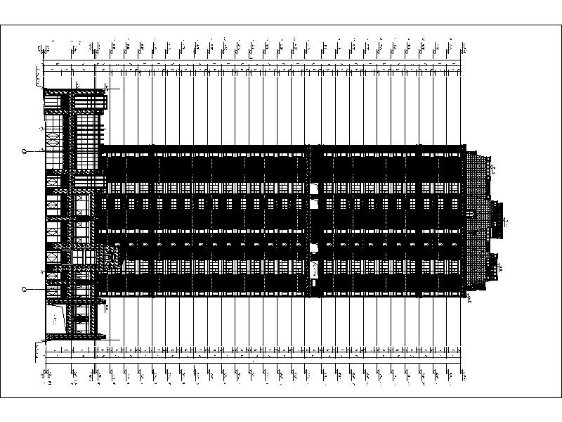 [广西]经典欧式立面风格高层住宅施工图施工图下载【ID:166832161】