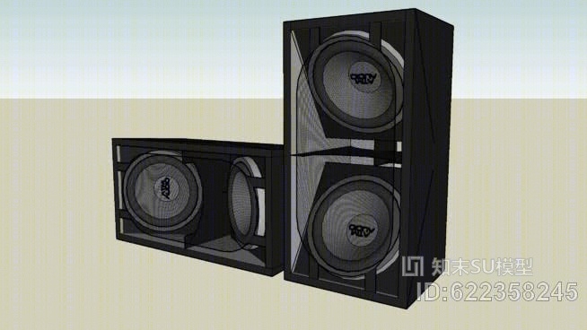 1000watt亚低音扬声器的均方根SU模型下载【ID:622358245】