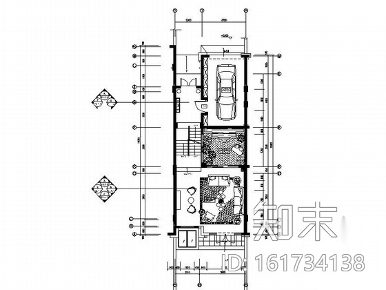 [昆山]新古典欧式三层别墅样板间设计装修图（含方案）cad施工图下载【ID:161734138】