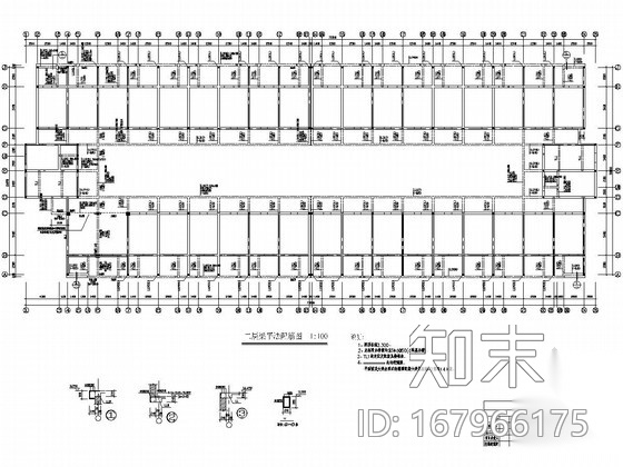 [江西]三层砖混结构宿舍楼结构施工图施工图下载【ID:167966175】