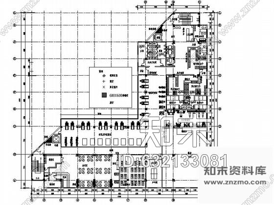 施工图北京1300平健身俱乐部装修CAD施工图cad施工图下载【ID:632133081】