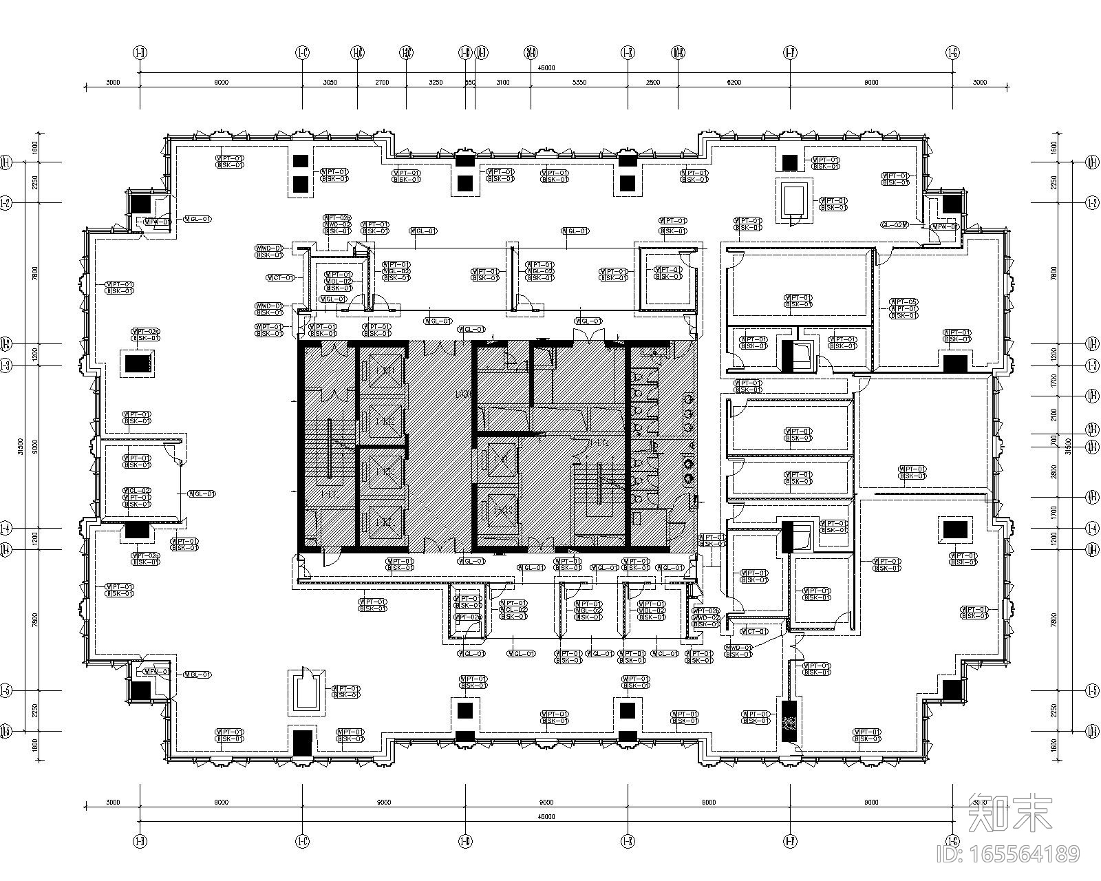 [广东]BSD-小米深圳研发中心办公室装修CAD施工图+效果...施工图下载【ID:165564189】