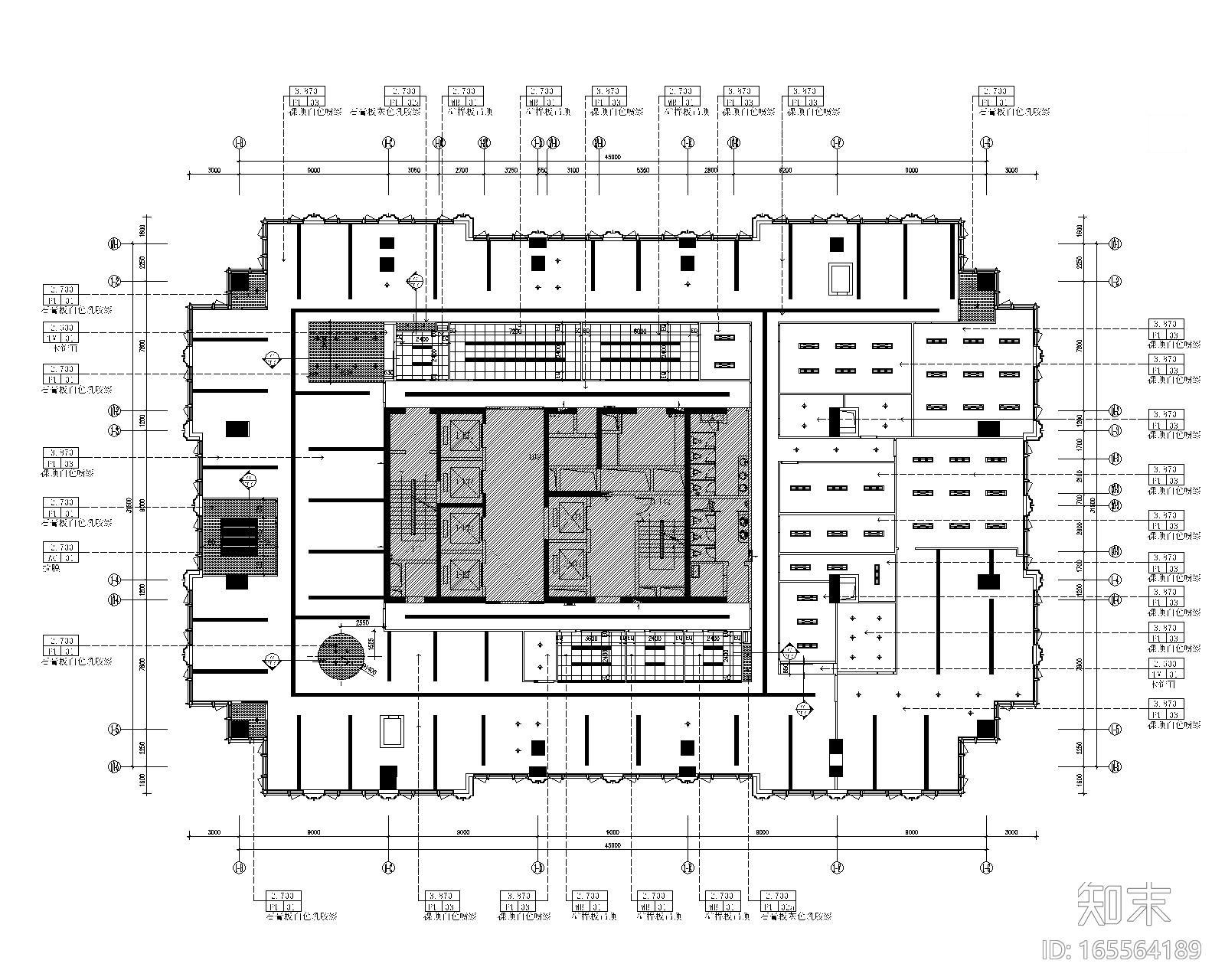 [广东]BSD-小米深圳研发中心办公室装修CAD施工图+效果...施工图下载【ID:165564189】