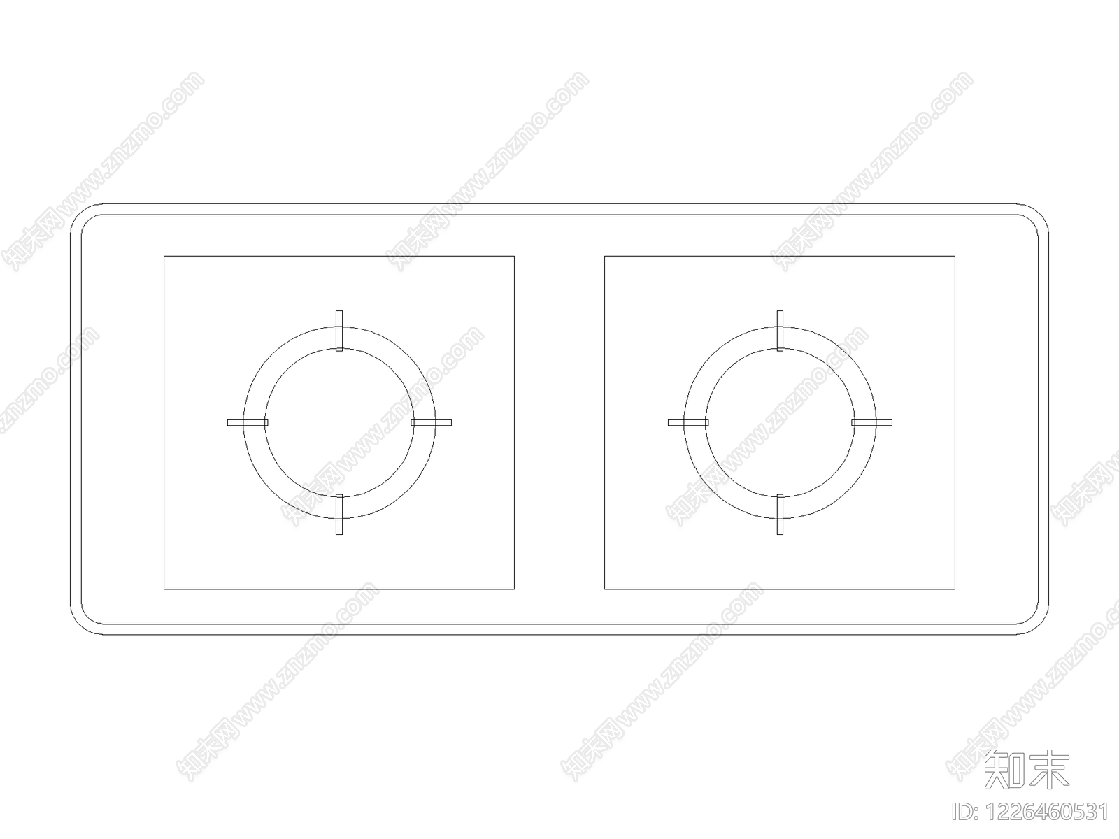 开关插座cad施工图下载【ID:1226460531】