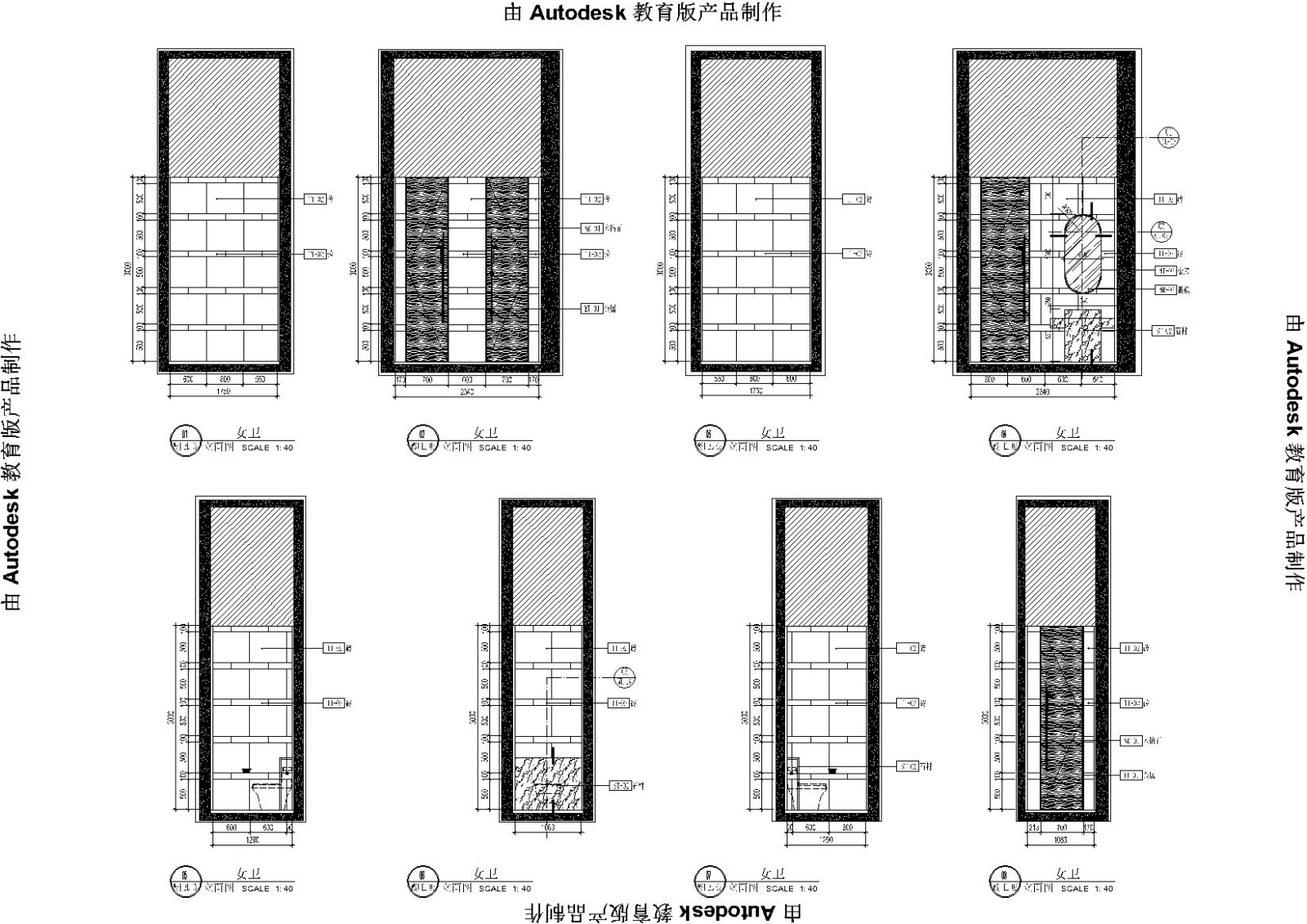 天津项目售楼处施工图+PPT&PDF方案+效果图cad施工图下载【ID:160413198】