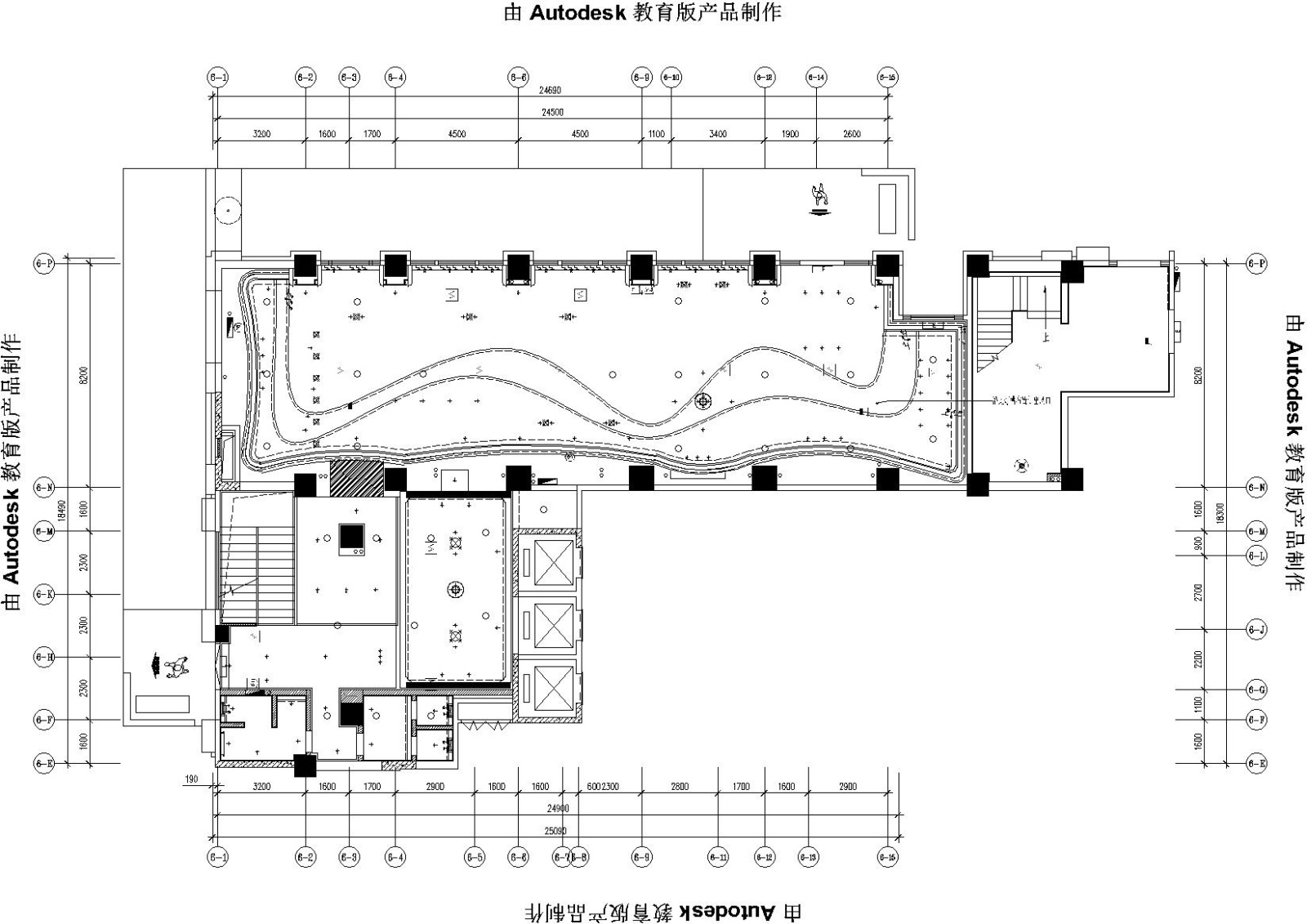 天津项目售楼处施工图+PPT&PDF方案+效果图cad施工图下载【ID:160413198】