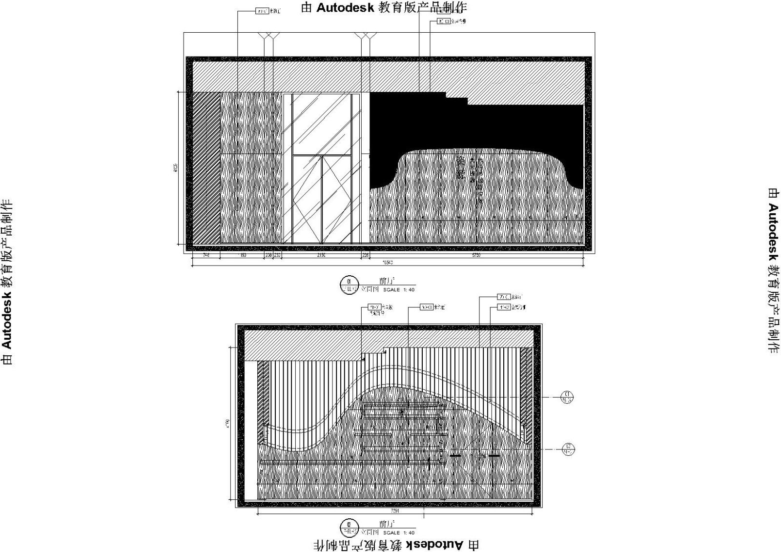 天津项目售楼处施工图+PPT&PDF方案+效果图cad施工图下载【ID:160413198】