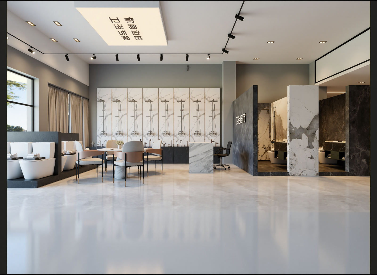 现代卫浴展厅3D模型下载【ID:1214780081】