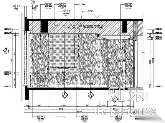 [广东]连锁豪华五星级酒店套房装修施工图cad施工图下载【ID:161920129】