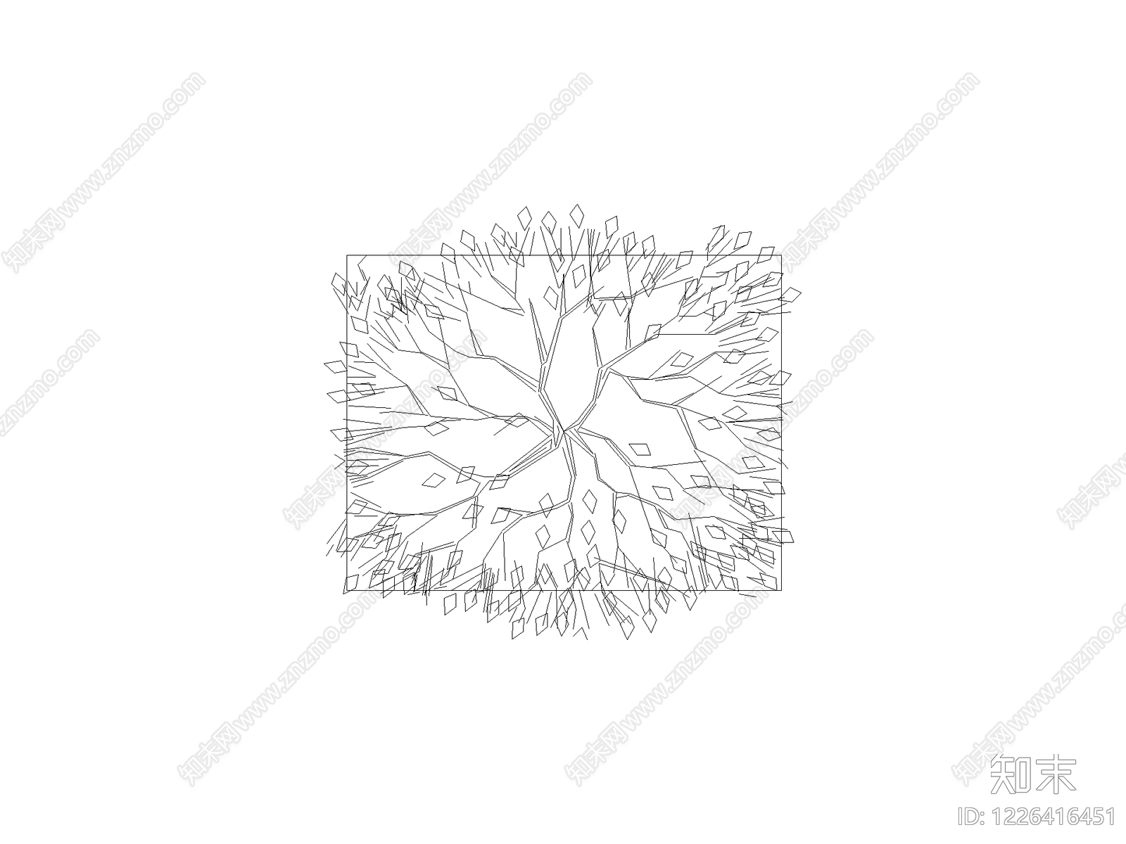 现代填充图案CAD图纸