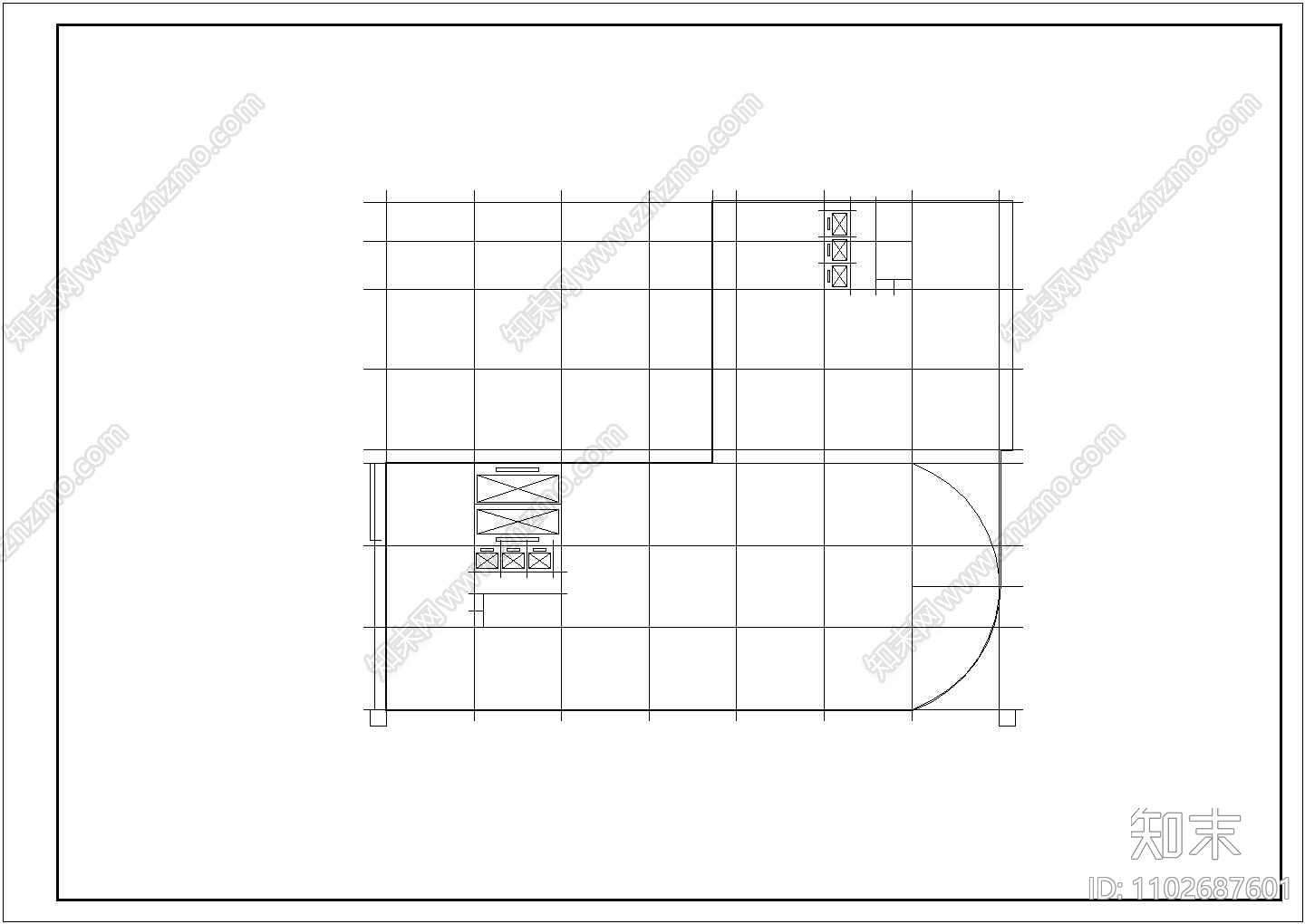 某二十八层写字楼建筑全套施工设计cad图纸施工图下载【ID:1102687601】