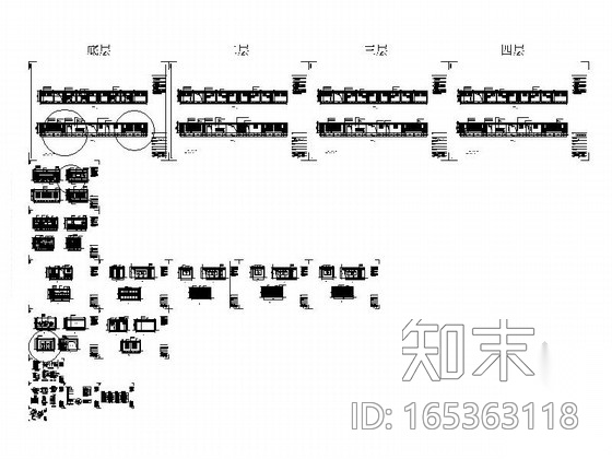 [上海]四层双语学校室内设计施工图施工图下载【ID:165363118】