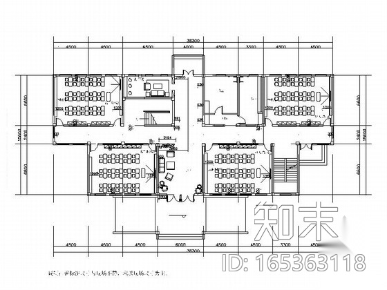 [上海]四层双语学校室内设计施工图施工图下载【ID:165363118】