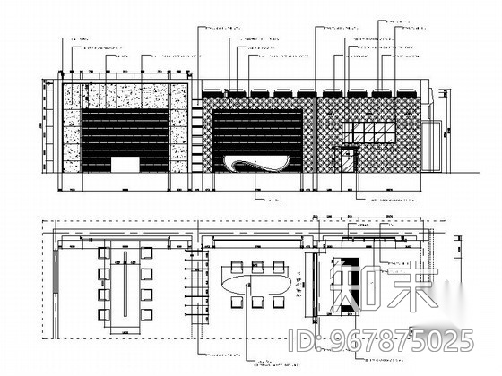 [江苏]某装饰公司办公店面装修图（含效果）施工图下载【ID:967875025】