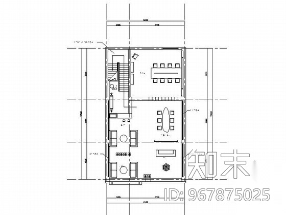 [江苏]某装饰公司办公店面装修图（含效果）施工图下载【ID:967875025】