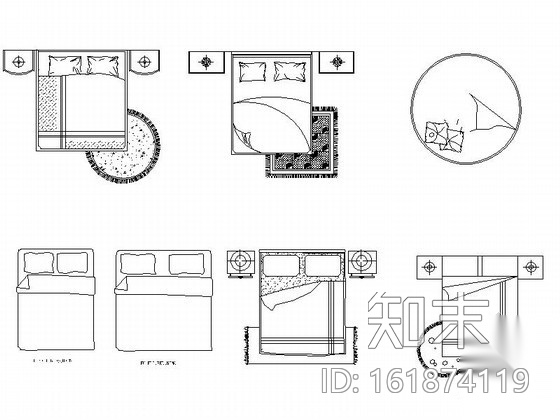 床平面CAD图块cad施工图下载【ID:161874119】