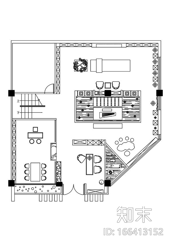 广州·观茶天下茶室设计效果图+JPG图纸施工图下载【ID:166413152】