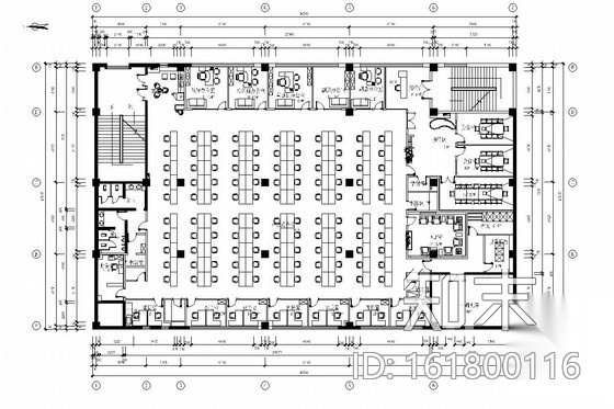 [北京]经济开发区新能源汽车有限公司办公室施工图施工图下载【ID:161800116】