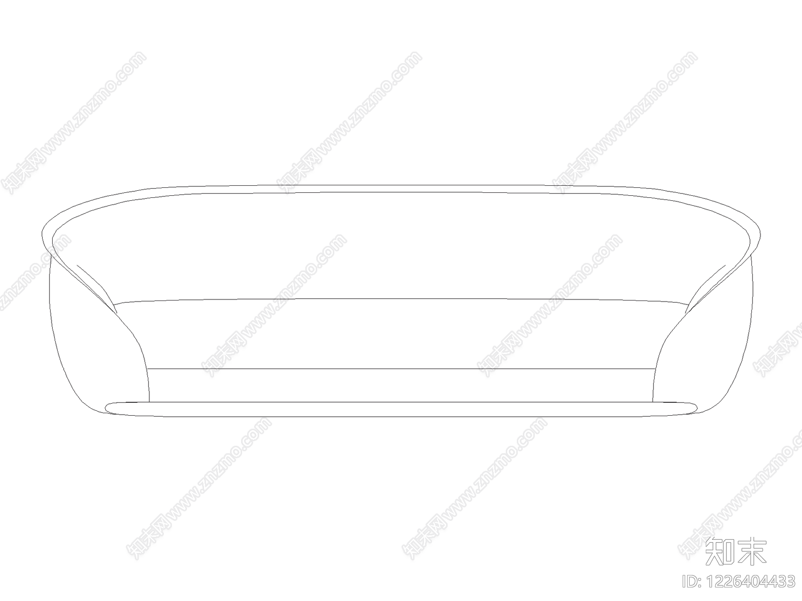 沙发cad施工图下载【ID:1226404433】