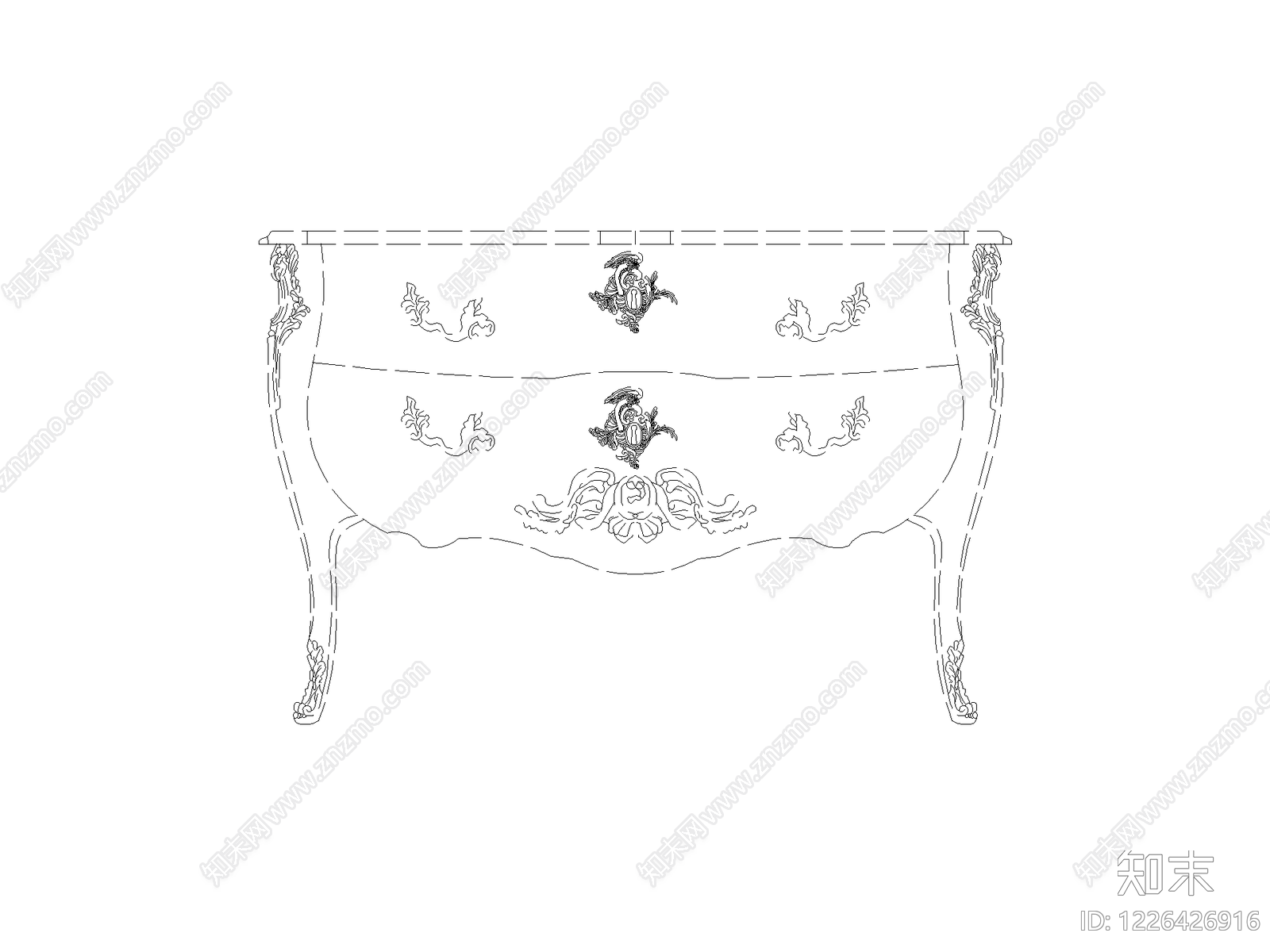 柜子cad施工图下载【ID:1226426916】