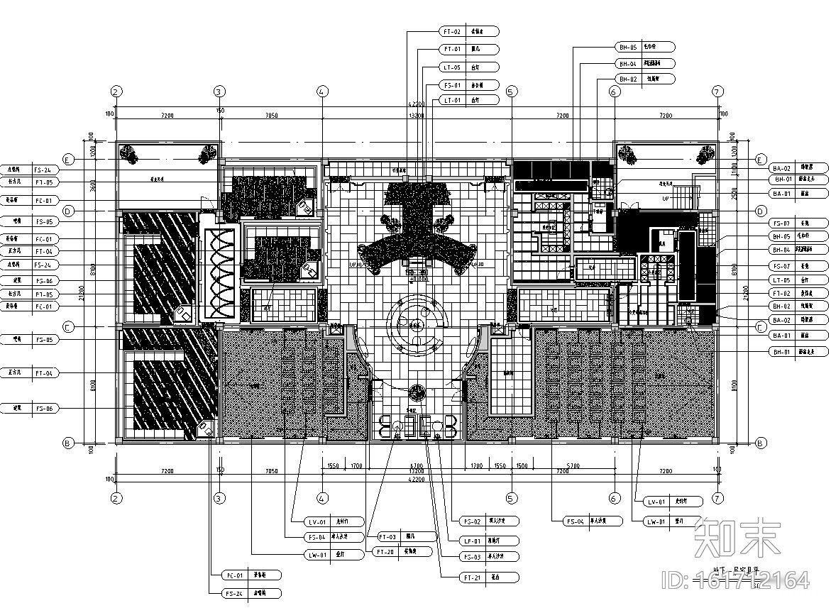 [广东]惠州蓝湾半岛售楼处装饰施工图cad施工图下载【ID:161712164】