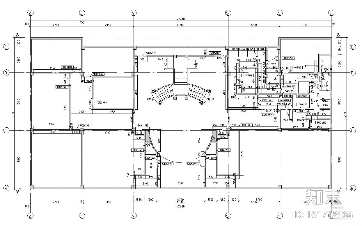 [广东]惠州蓝湾半岛售楼处装饰施工图cad施工图下载【ID:161712164】