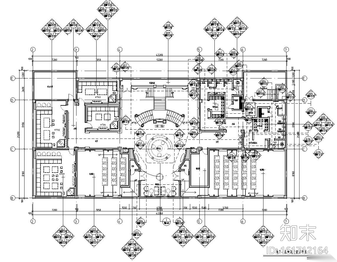 [广东]惠州蓝湾半岛售楼处装饰施工图cad施工图下载【ID:161712164】