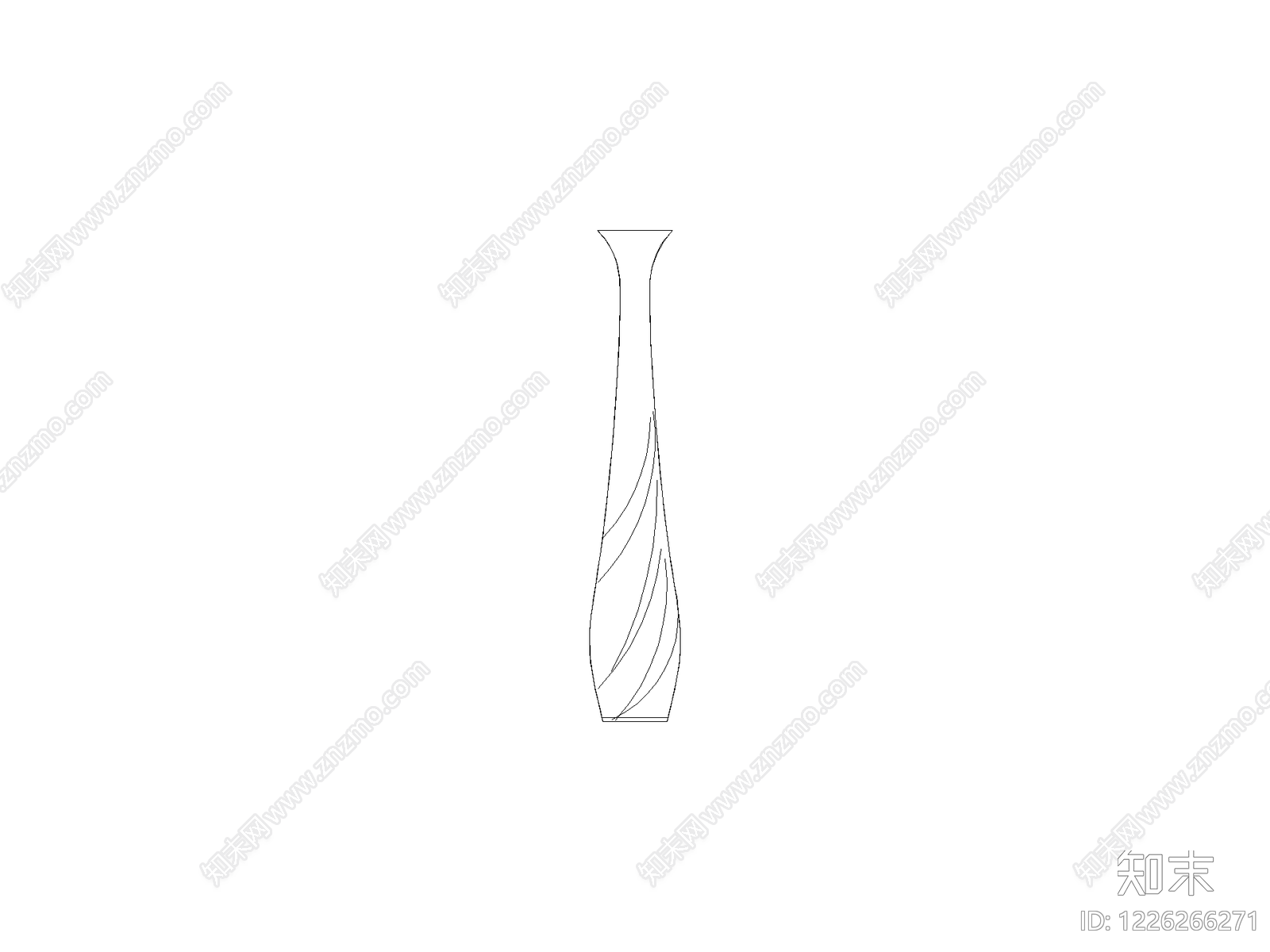 陈设类立面挂画cad施工图下载【ID:1226266271】