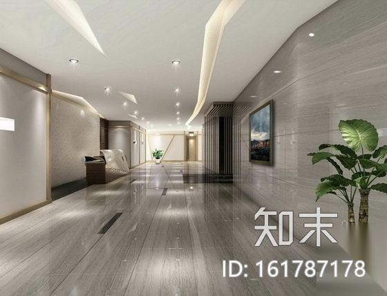[重庆]原创市级农业龙头企业高档现代办公室CAD装修施工...cad施工图下载【ID:161787178】