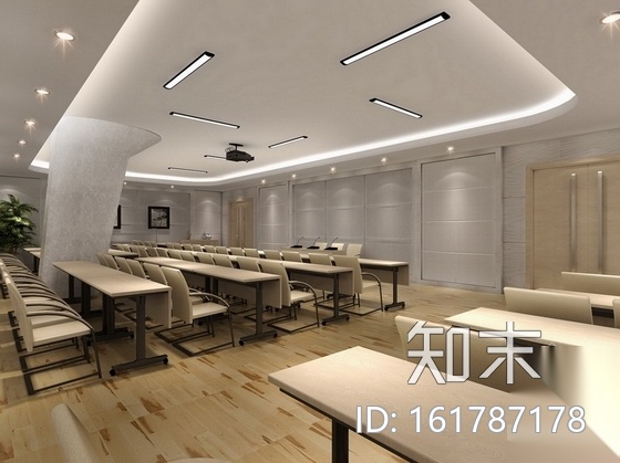 [重庆]原创市级农业龙头企业高档现代办公室CAD装修施工...cad施工图下载【ID:161787178】