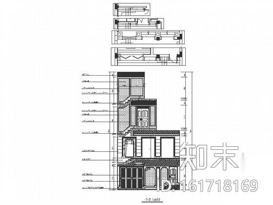 [江苏]精品低密度景观奢华浪漫大气欧式风格别墅装修室内...cad施工图下载【ID:161718169】