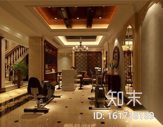 [江苏]精品低密度景观奢华浪漫大气欧式风格别墅装修室内...cad施工图下载【ID:161718169】