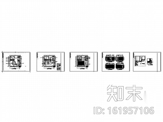 [昆山]五星级酒店包厢室内装饰设计施工图cad施工图下载【ID:161957106】