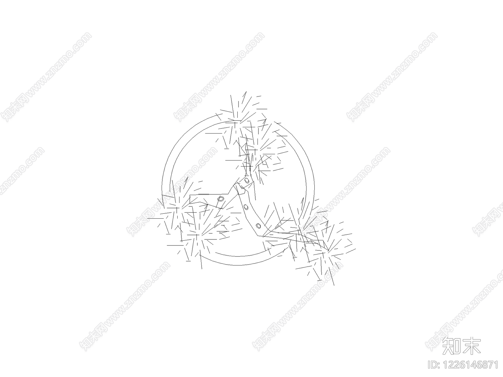 五金管件cad施工图下载【ID:1226146871】