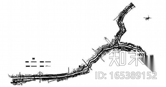 某河道景观建设工程排水设计图纸cad施工图下载【ID:165389152】