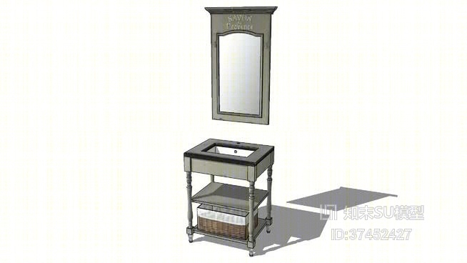 洗手台SU模型下载【ID:918000761】