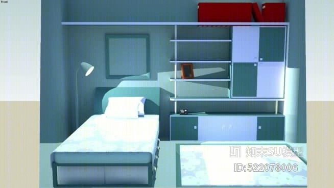 男孩的房间SU模型下载【ID:522078006】