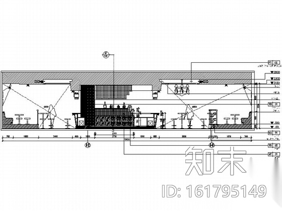 某现代时尚特色酒吧装修图（含效果）cad施工图下载【ID:161795149】