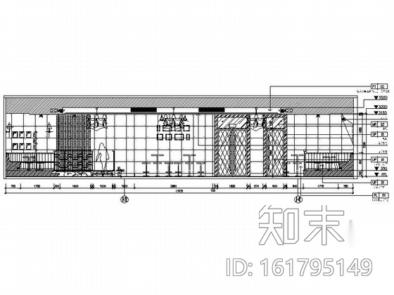 某现代时尚特色酒吧装修图（含效果）cad施工图下载【ID:161795149】