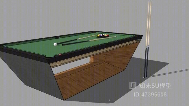 桌球SU模型下载【ID:917926659】