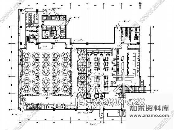 施工图武汉全国餐饮百强精品酒楼设计施工图含效果cad施工图下载【ID:532001529】