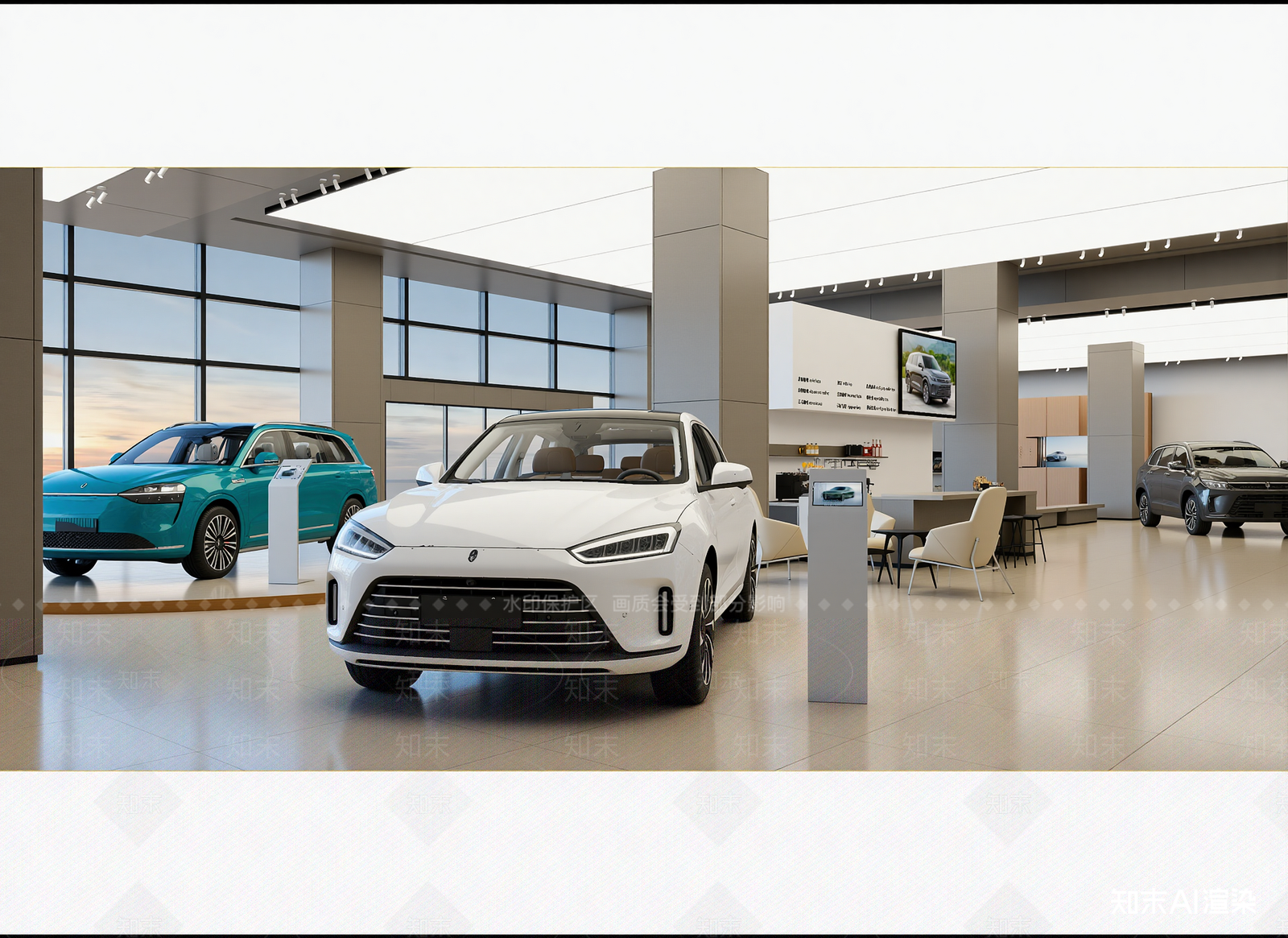 现代汽车展厅3D模型下载【ID:1215077641】