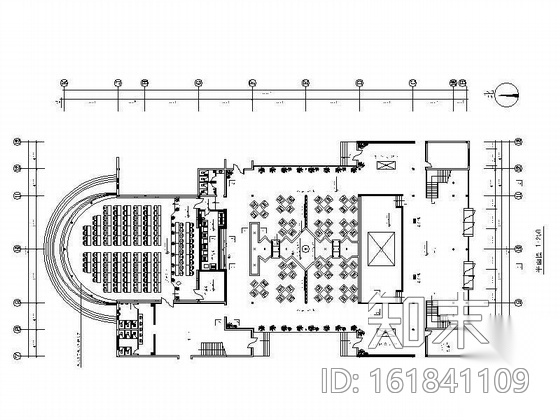 省航天科技产业基地开发公司办公楼装修图cad施工图下载【ID:161841109】